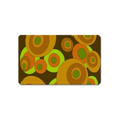 Brown pattern Magnet (Name Card)