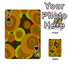 Brown Pattern Playing Cards 54 Designs  by Valentinaart