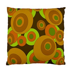 Brown pattern Standard Cushion Case (One Side)