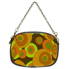 Brown pattern Chain Purses (Two Sides) 