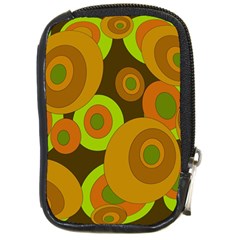 Brown pattern Compact Camera Cases
