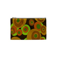 Brown pattern Cosmetic Bag (Small) 