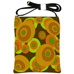 Brown pattern Shoulder Sling Bags