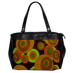 Brown pattern Office Handbags