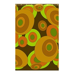 Brown pattern Shower Curtain 48  x 72  (Small) 