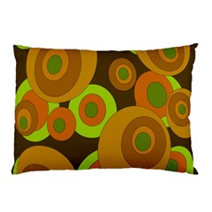 Brown pattern Pillow Case (Two Sides)