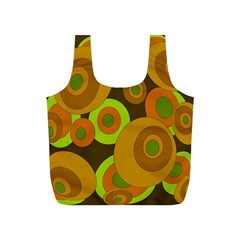 Brown pattern Full Print Recycle Bags (S) 
