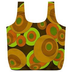 Brown pattern Full Print Recycle Bags (L) 