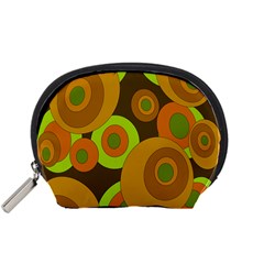 Brown pattern Accessory Pouches (Small) 