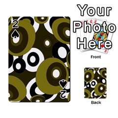 Green pattern Playing Cards 54 Designs 