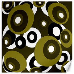 Green pattern Canvas 20  x 20  