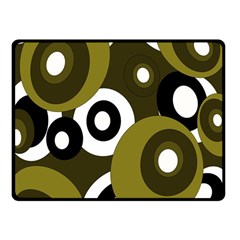 Green pattern Fleece Blanket (Small)