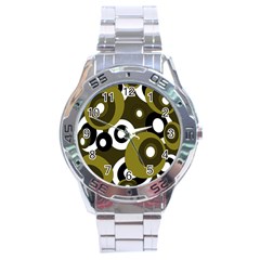 Green pattern Stainless Steel Analogue Watch