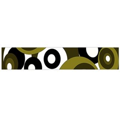 Green pattern Flano Scarf (Large)