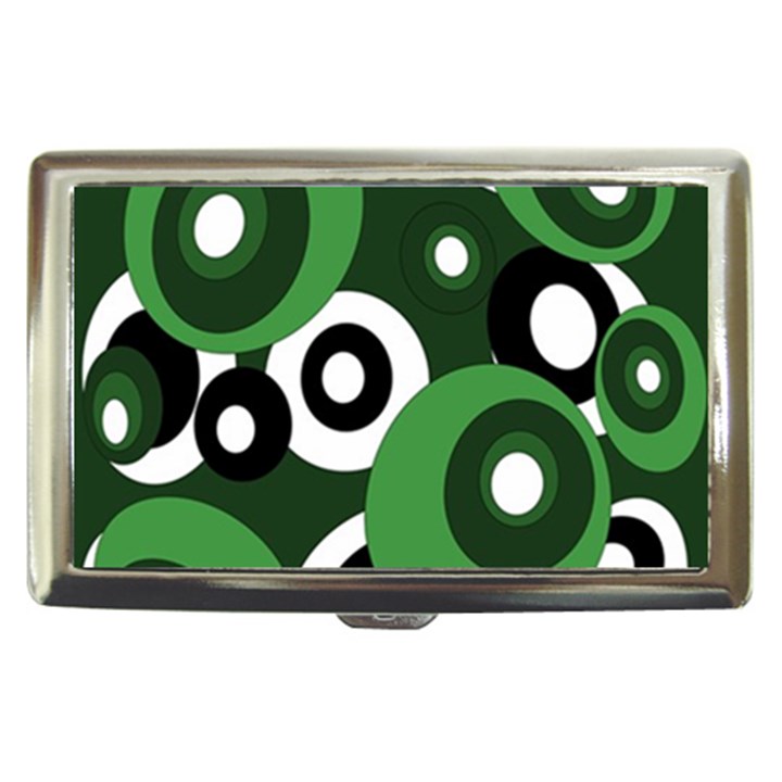 Green pattern Cigarette Money Cases