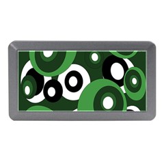 Green Pattern Memory Card Reader (mini) by Valentinaart