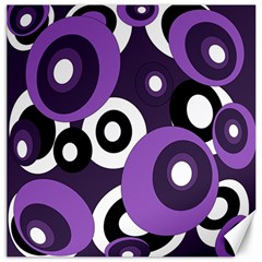 Purple Pattern Canvas 20  X 20   by Valentinaart