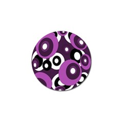 Purple Pattern Golf Ball Marker (4 Pack) by Valentinaart
