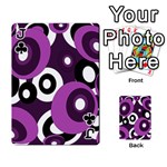 Purple pattern Playing Cards 54 Designs  Front - ClubJ