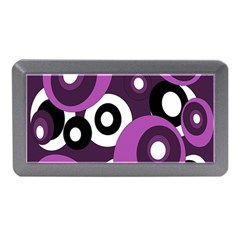 Purple Pattern Memory Card Reader (mini) by Valentinaart