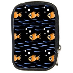 Fish Pattern Compact Camera Cases by Valentinaart