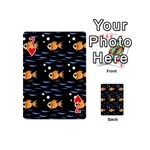 Fish pattern Playing Cards 54 (Mini)  Front - Heart7