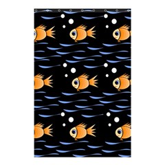 Fish Pattern Shower Curtain 48  X 72  (small)  by Valentinaart