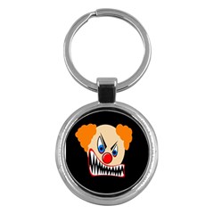 Evil Clown Key Chains (round)  by Valentinaart