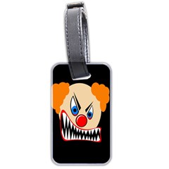 Evil Clown Luggage Tags (two Sides) by Valentinaart