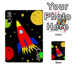 Spaceship Playing Cards 54 Designs  by Valentinaart