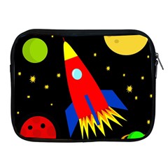 Spaceship Apple Ipad 2/3/4 Zipper Cases by Valentinaart