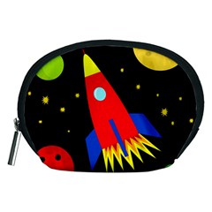 Spaceship Accessory Pouches (medium)  by Valentinaart