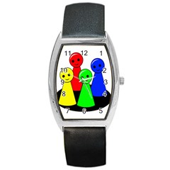 Don t Get Angry Barrel Style Metal Watch by Valentinaart
