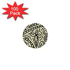 Artistic Abstraction 1  Mini Buttons (100 Pack)  by Valentinaart