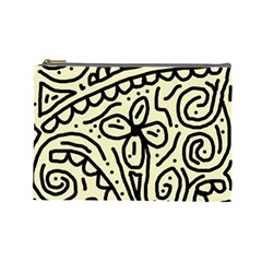 Artistic Abstraction Cosmetic Bag (large)  by Valentinaart