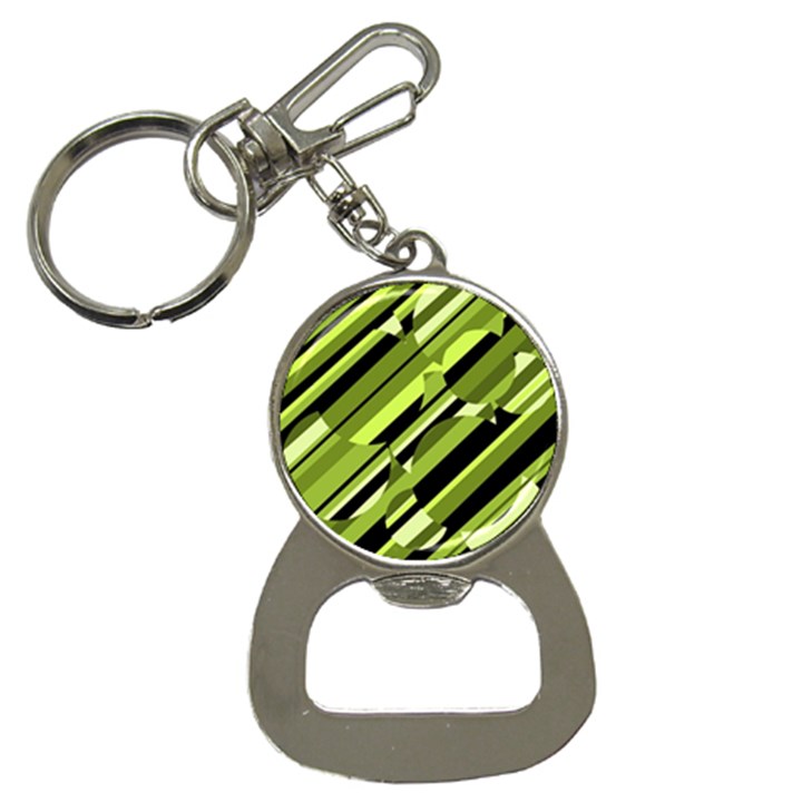 Green pattern Bottle Opener Key Chains