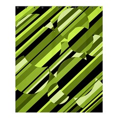 Green Pattern Shower Curtain 60  X 72  (medium)  by Valentinaart