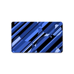 Blue Pattern Magnet (name Card) by Valentinaart