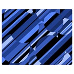 Blue pattern Double Sided Flano Blanket (Medium)  60 x50  Blanket Front