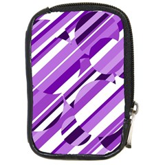 Purple Pattern Compact Camera Cases by Valentinaart