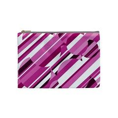 Magenta Pattern Cosmetic Bag (medium) 