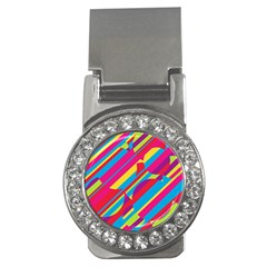 Colorful summer pattern Money Clips (CZ) 