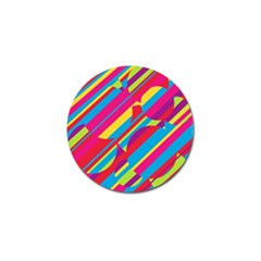 Colorful summer pattern Golf Ball Marker (4 pack)