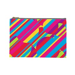 Colorful summer pattern Cosmetic Bag (Large) 