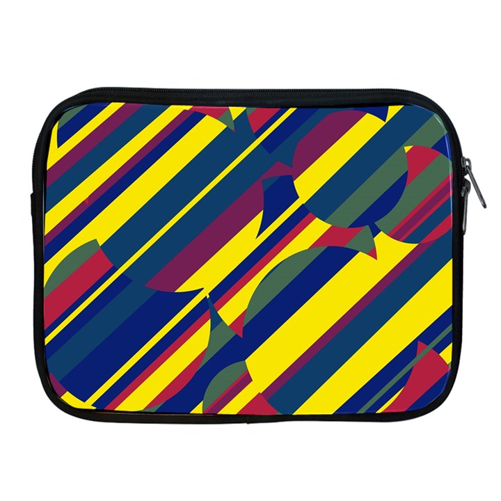 Colorful pattern Apple iPad 2/3/4 Zipper Cases