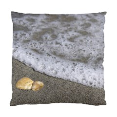 Seashells In The Waves Standard Cushion Case (one Side) by PhotoThisxyz