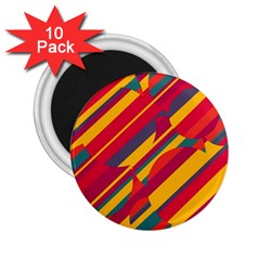 Colorful Hot Pattern 2 25  Magnets (10 Pack) 