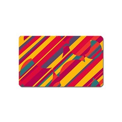 Colorful Hot Pattern Magnet (name Card) by Valentinaart