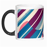 Blue and pink pattern Morph Mugs Left