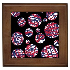 Colorful Decorative Pattern Framed Tiles by Valentinaart